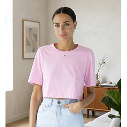 Molde Digital Polera Corta-crop Manga Ancha, Talles S Al Xxl