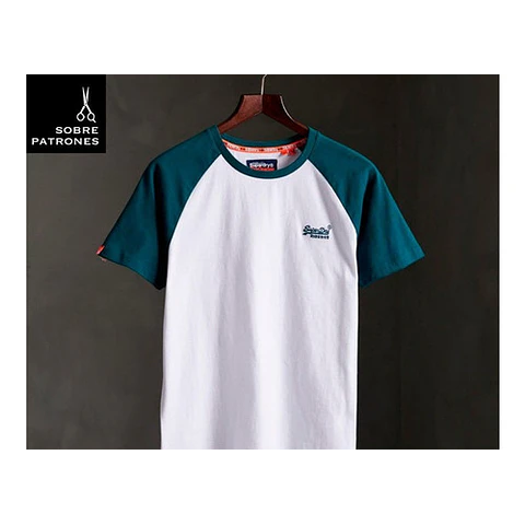 Molde De Costura, Patron Polera Ranglan Mc Nene, Imprimible