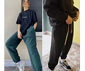 Molde Digital Jogger Unisex Estilo Oversize, Talles S A Xxl