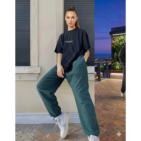 Molde Digital Jogger Unisex Estilo Oversize, Talles S A Xxl