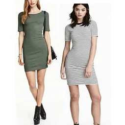 Molde Digital Vestido Corto Cuello Redondo Pack 5 Talles!