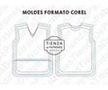 Molde Patron Coreldraw Pechera Pintorcito Jardin Del 2 Al 8