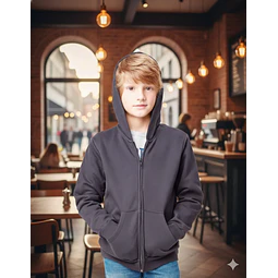 Molde Digital Chaqueta Buzo C/capucha Niños Pack Talles 2 A 16