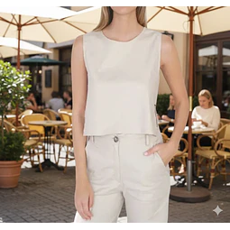 Molde Digital Top Con Detalle Al Costado, Pack Talles S A Xxl