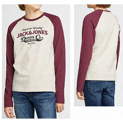 Molde Digital Polera Raglan / Ranglan Niños , Talles 2 Al 16