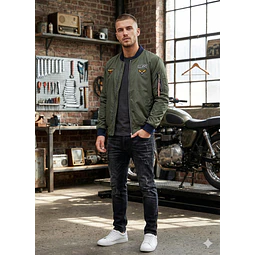 Molde Digital Chaqueta Bomber Hombre Pack Talles S Al Xxl