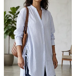 Molde Digital Camisa Extra Large Cuello Mao Con detalles, Pack 5 Talles!