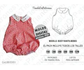 Moldes Patrones Body Ranita Bebes Pack Talles 1/3/4/6/9/12m