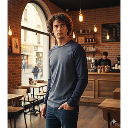 Molde Digital Polera Manga Larga Raglan Pack Talles S Al Xxl