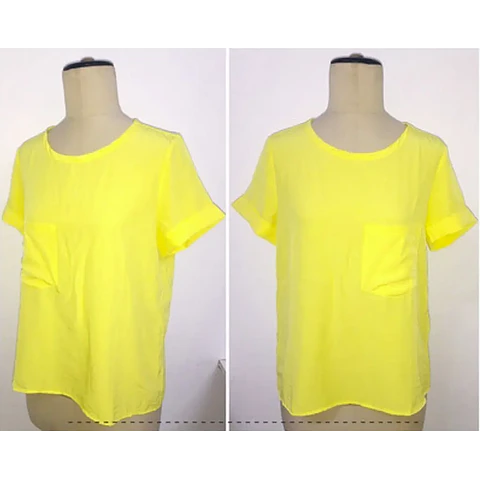 Molde Digital Polera Manga Arremangada, pack Talles S A Xxl