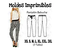 Moldes Patrones Imprimibles Pantalon Babucha Moda Xs Al 3xl