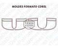 Molde Patron Coreldraw Short Cruzado Mujer Del 36 Al 46