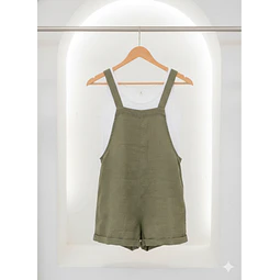 Molde Digital Jardinero / Overol Corto, Pack Talles S Al Xxl