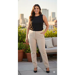 Molde Digital Pantalon De Vestir / Oficina, Talles 3xl A 7xl