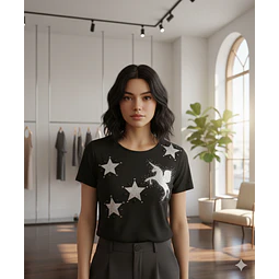 Molde Digital Remera Mujer C/tajito Costados Talles S A Xxl