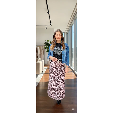 Molde Digital Falda Lycra Con bolsillos, Pack Talles S Al Xxl