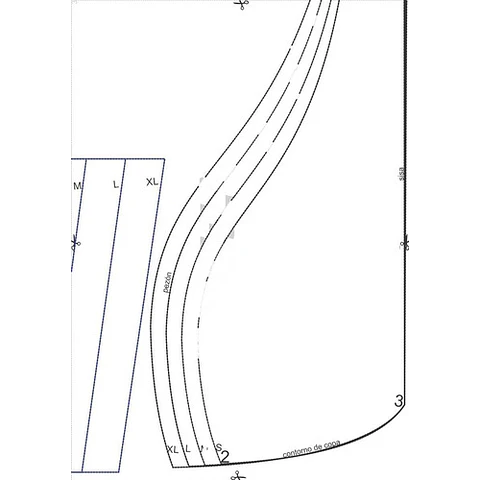 Patrones Moldes Top Bralette Corpiño Lenceria brasier sutién, ajustador 