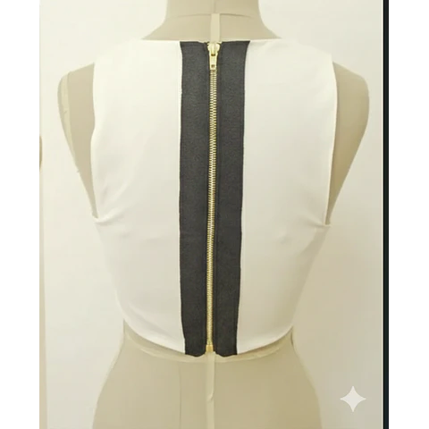 Molde Digital Crop Top Con Fayetina, Pack Talles S A Xxl