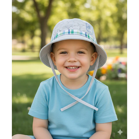 Molde Digital Sombrero Piluso Bebe,patron Pack Talles 1 Al 5