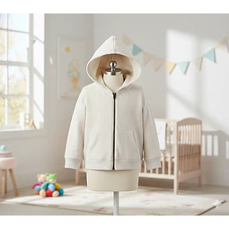 Molde Digital Buzocampera Bebe C/capucha Pack Talles 1 Al 5!