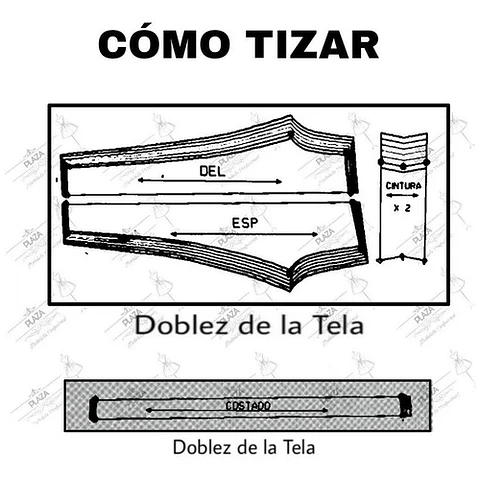 Moldes Patrones Imprimibles Calza Leggins Corte Xs Al 3xl