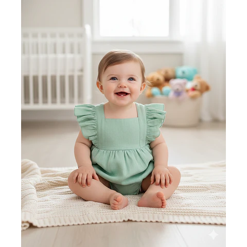 Molde Digital Body Angelito Bebe, Patron Pack Talles 1 Al 5