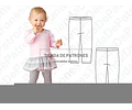 Molde Patron Coreldraw Calza Legging Bebes De 6meses A 4años