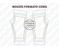 Molde Patron Coreldraw Calza Legging Bebes De 6meses A 4años