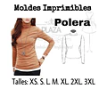 Moldes Patrones Imprimibles Polera Xs Al 3xl Modelista