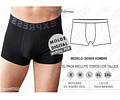 Molde Patron Imprimible Boxer Basico Hombre Del S Al 2xl