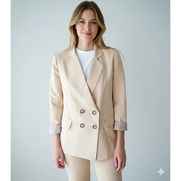 Molde Digital Blazer Cruze 4 Botones, Pack Talles S Al Xxl