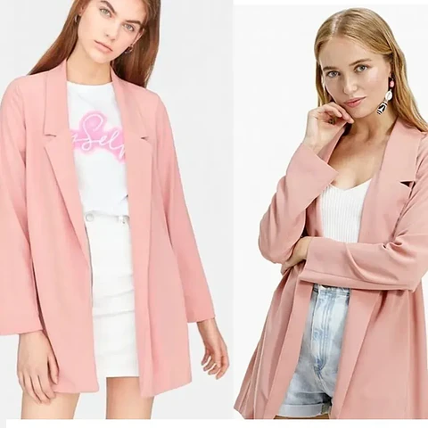 Molde Digital Blazer Spolverino, Patron Pack Talles S Al Xxl