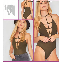 Patrones Moldes Body Con Tiras Imprimible