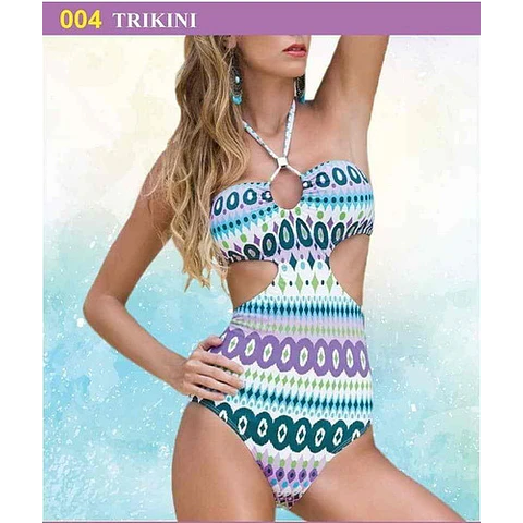 Patrones Molde De Trajes De Baños Mallas Trikini Imprimible