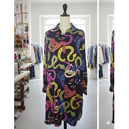 Molde Digital Camisa Larga Vestido C/canesu Pack 5 Talles!