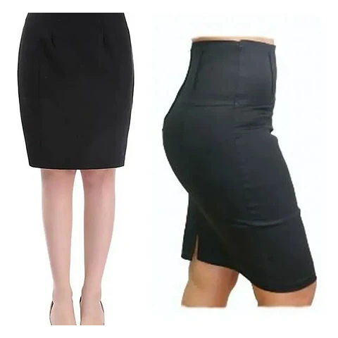 Molde Digital Pollera Tubo De Vestir, oficina Pack 5 Talles!