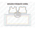 Molde Patron Coreldraw Vestido Basico Nenas Talles 4 Al 14