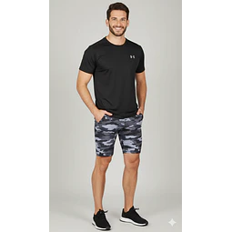 Molde Digital Calza Corta Hombre, Patron Pack Talles S A Xxl