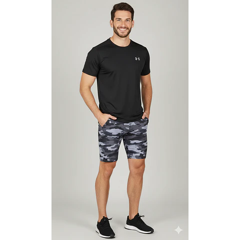 Molde Digital Calza Corta Hombre, Patron Pack Talles S A Xxl