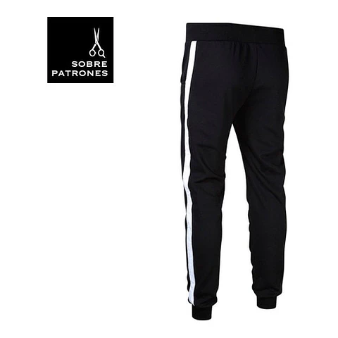 Molde De Costura, Patron Joggers Con Tira , Imprimible