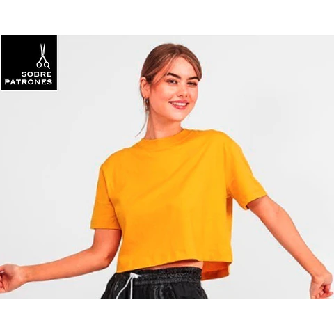 Molde De Costura, Patron Remera Pupera Dama , Imprimible