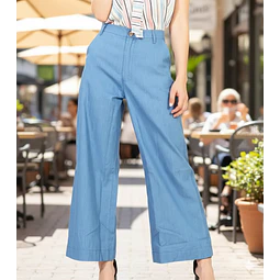 Molde Digital Palazzo Denim Patron Pack Talles S A Xxl