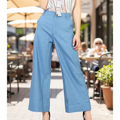 Molde Digital Palazzo Denim Patron Pack Talles S A Xxl