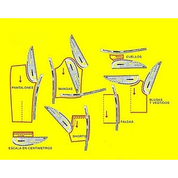 Kit Imprimible Reglas Curvas De Costura, Bordado