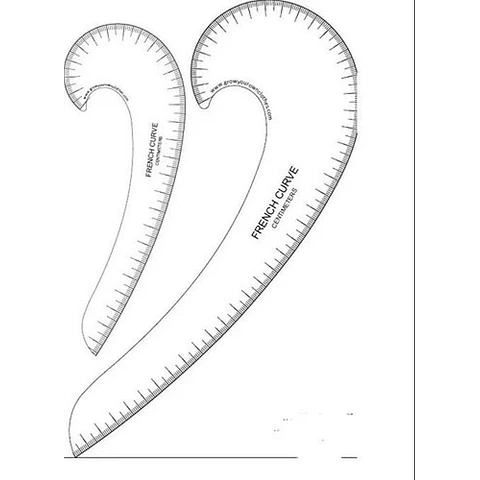 Kit Imprimible Reglas Curvas De Costura, Bordado