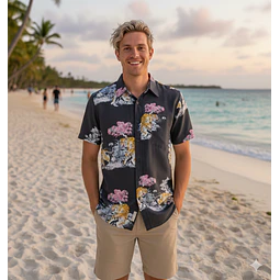 Molde Digital Camisa Manga Corta Hombre Pack Talles S A Xxl