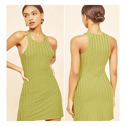 Molde Digital Vestido Escote Musculosa Pack 5 Talles!