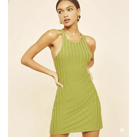 Molde Digital Vestido Escote Musculosa Pack 5 Talles!