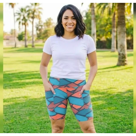 Molde Digital Calza Ciclista Con bolsillos, Talles S Al Xxl