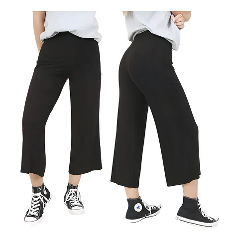 Molde Digital Pantalon Crop Para Punto, Pack Talles S Al Xxl